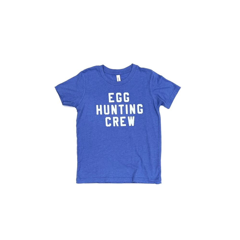 Egg Hunting Crew Blue Easter Shirt